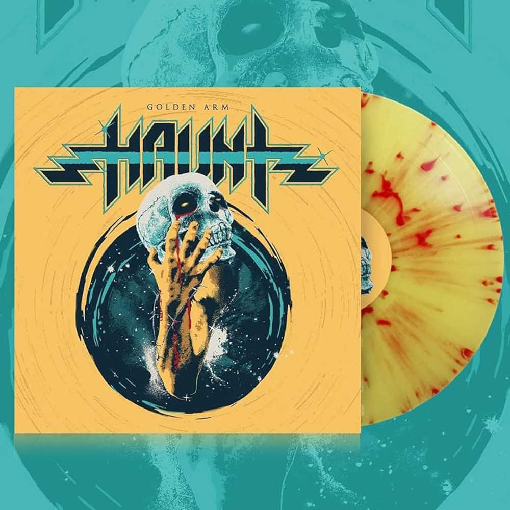 HAUNT golden arm LP yellow red splatter cudgel Der ultimative