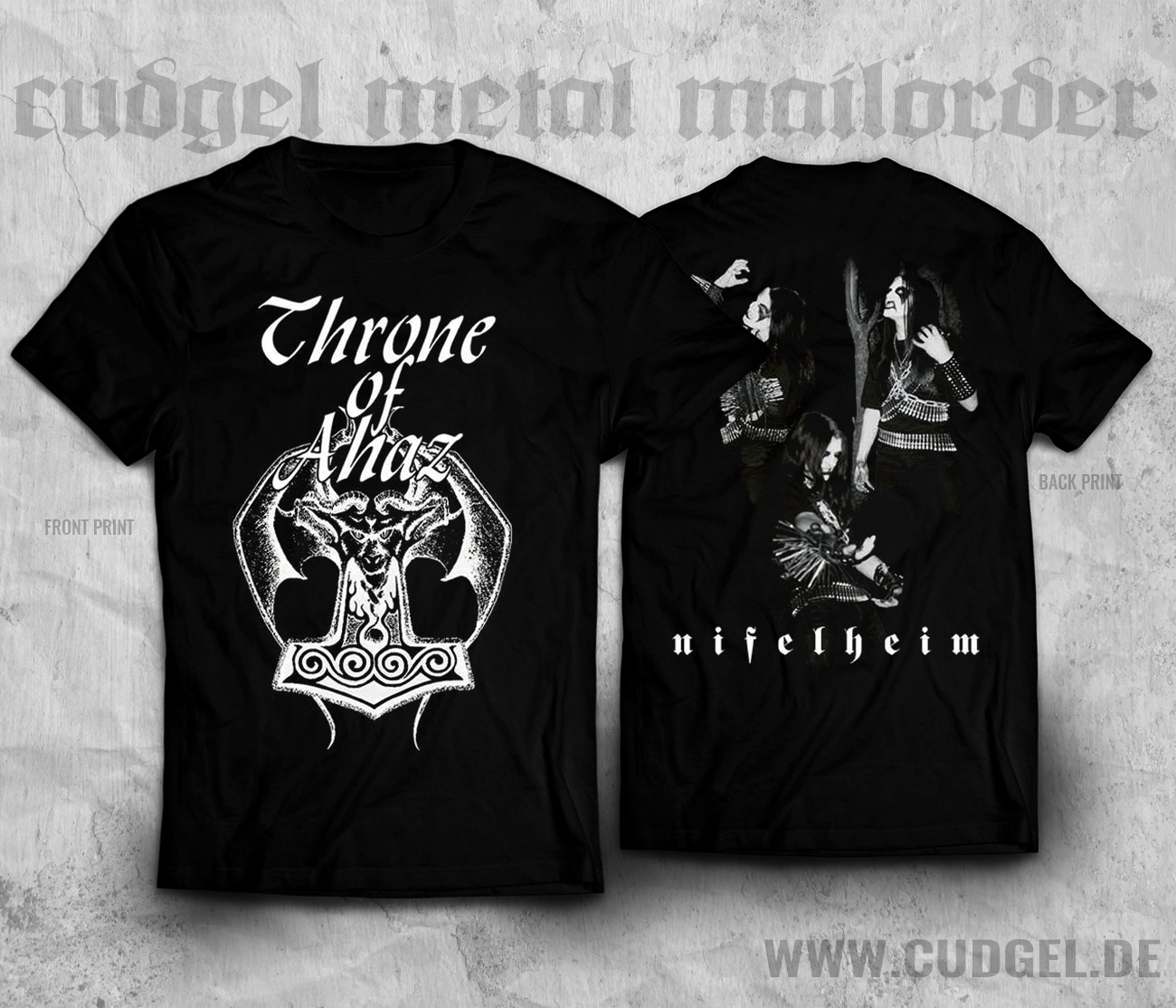 THRONE OF AHAZ nifelheim TShirt cudgel Der ultimative Metal