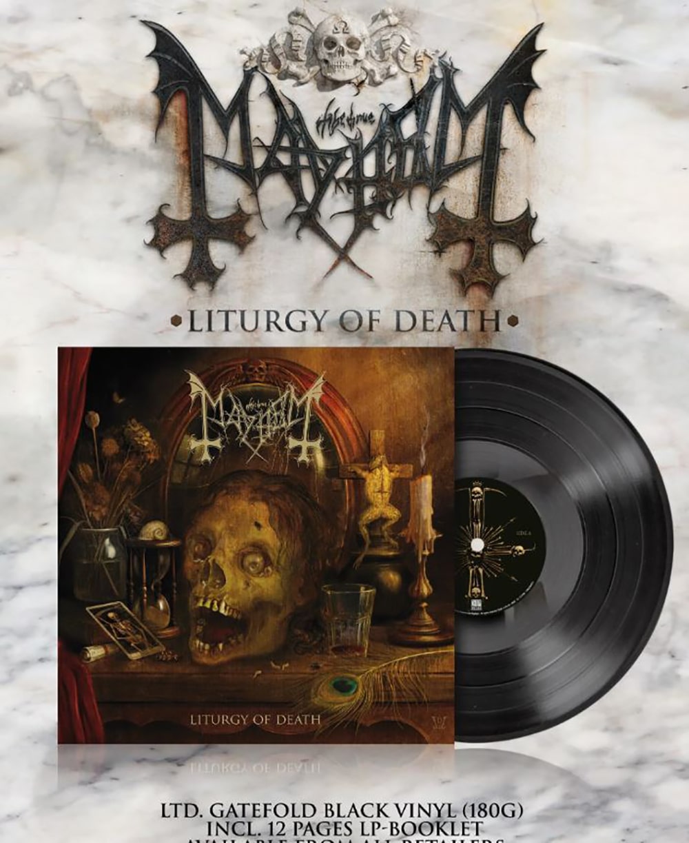 MAYHEM - liturgy of death LP black - cudgel | Der ultimative Metal