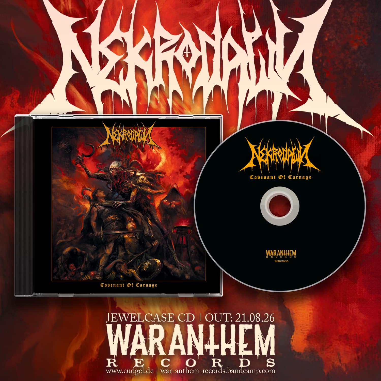 NEKRODAWN - covenant of carnage CD - cudgel | Der ultimative Metal